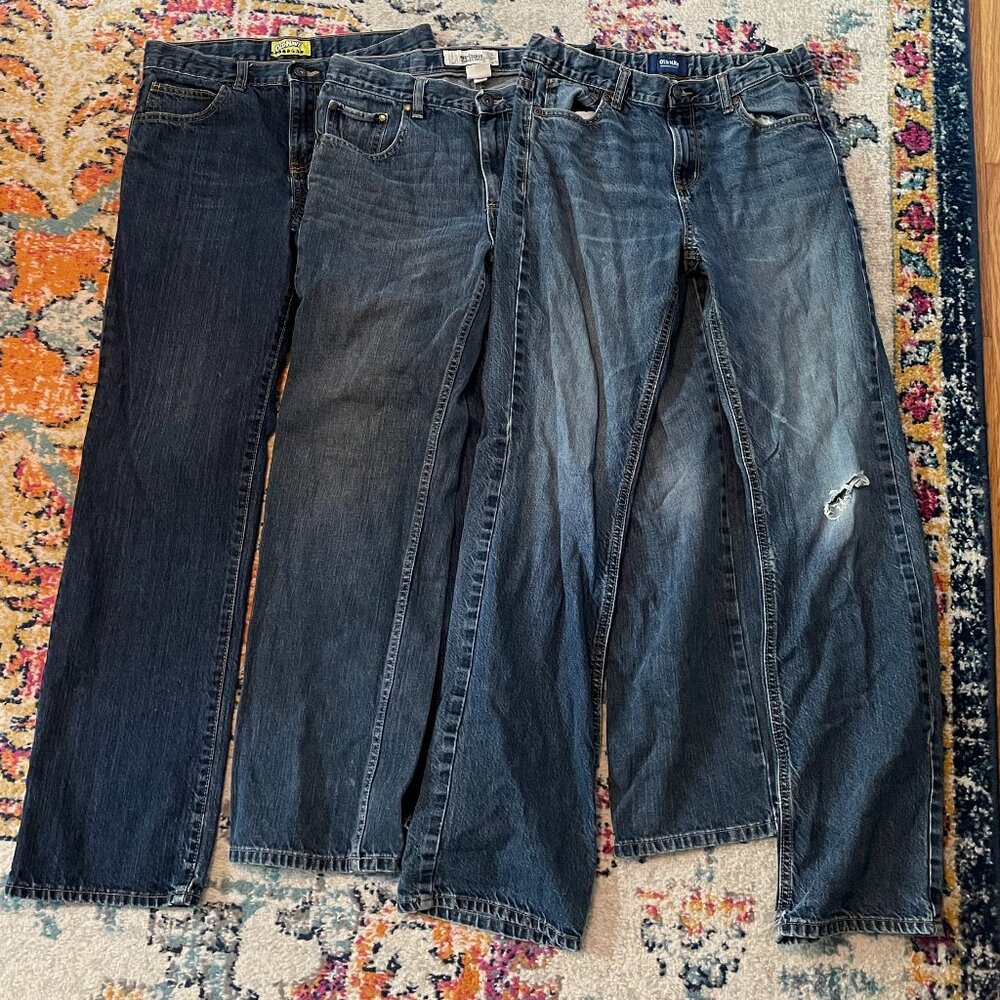 OLD NAVY and Urban Up Straight Leg Jeans-Sz 18 Boys Jeans